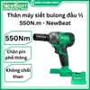Thân máy siết bulong 550Nm đầu 1/2 NewBeat NBT-CIW-21E-550 - Hàng chính hãng