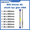Mũi khoan đá chuôi lục giác Kingblue KBS - Hàng chinh hãng