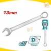 Cờ lê vòng miệng 6-32mm TOTAL TCSPA061-TCSPA321, chất liệu Thép CrV cứng cáp, chống cong vênh, đồ bền cao