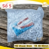 Combo Bịch, Bộ 100,200 tắc kê nhựa nở 6 khía cao cấp đóng tường HƯNG THỊNH 2F,3F,4F,5F,6F,7F,8F ( Nhiều kích thước ).