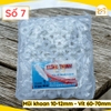 Combo Bịch, Bộ 100,200 tắc kê nhựa nở 6 khía cao cấp đóng tường HƯNG THỊNH 2F,3F,4F,5F,6F,7F,8F ( Nhiều kích thước ).