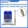 Mũi khoan đa năng 4 cạnh đuôi lục giác 6mm - 8mm - 10mm - 12mm KingBlue KBH4S - Hàng chính hãng