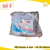 Combo Bịch, Bộ 100,200 tắc kê nhựa nở 6 khía cao cấp đóng tường HƯNG THỊNH 2F,3F,4F,5F,6F,7F,8F ( Nhiều kích thước ).