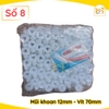 Combo Bịch, Bộ 100,200 tắc kê nhựa nở 6 khía cao cấp đóng tường HƯNG THỊNH 2F,3F,4F,5F,6F,7F,8F ( Nhiều kích thước ).