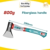 Búa rìu 600g,800g,1000g,1250g Total THAX061600,THAX061800,THAX0611000,THAX061250 Thép carbon, Búa bửa củi.