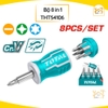 Bộ Tua Vít 8 Trong 1 tay vặn xoay chiều TOTAL TACSDS0706/TACSDS1726 ,Chất liệu: Cr-V - Hàng chính hãng.