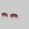 003/8H SILVER CLEAR GRADIENT DARK VIOLET