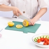 Bộ 4 thớt kháng khuẩn đa năng Yoko (kèm hộp) - Xanh lục, Xanh trà, Ghi sữa, Trắng ngọc
