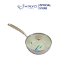 Chảo inox chống dính Ceramic Kaiyo, sâu lòng có vung kính