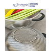 Rổ inox 2 tay cầm có chân Kaiyo