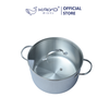 Nồi Inox thân đáy liền Try-Ply Kaiyo, vung kính (Classic Pro)
