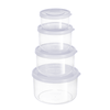 Bộ 4 hộp thực phẩm tròn Hokkaido 500-1000-1500-2500ml
