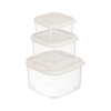 Bộ 3 hộp thực phẩm vuông Hokkaido 750-1500-2500ml