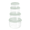 Bộ 4 hộp thực phẩm tròn Hokkaido 500-1000-1500-2500ml