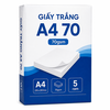 Giấy Trắng A4 70 (70gsm * 5 ram)