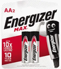 Pin Energizer Max E91 BP2 Alkaline AA 1.5V (Vỉ 2 Viên)