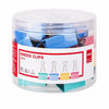 8552A_Kẹp Bướm 241mm Nhiều Màu (16 cái * 72 lọ)