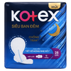 Băng Vệ Sinh Kotex Siêu Ban Đêm Mặt Lưới Mềm Hóa 28CM (12 Miếng * 24 Gói)