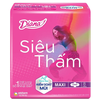 Băng Vệ Sinh Diana Siêu Thấm Khô Thoáng Kháng Khuẩn (8 Miếng * 48 Gói)