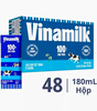 Sữa Tươi Tiệt Trùng Ít Đường Vinamilk (180Ml*48 hộp)