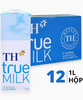 Sữa Tươi Tiệt Trùng Ít Đường TH True Milk (1L*12 hộp)