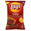 Snack Lay's Wavy Vị Thịt Bò Nướng Texas (53G * 100 Gói)