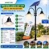 Bộ Cột Đèn Năng Lượng Mặt Trời Sân Vườn CV-1015