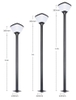Cột Đèn Sân Vườn Năng Lượng Mặt Trời CV-1014