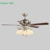 Đèn chùm quạt trần GV 12 Hiện Đại Green Việt