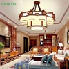Đèn chùm trang trí bằng gỗ DCG12