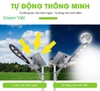 Đèn đường lá năng lượng mặt trời 150W dự án GV-150