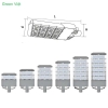 Đèn đường led cao áp philips 250W 3000K M6