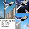 Đèn đường năng lượng mặt trời 300w BCG-300 Sân Vườn