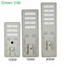 Đèn đường năng lượng mặt trời GV-19100 100W, 150W, 200W Pin Liền