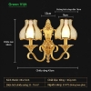 Đèn gắn tường trang trí DT025 decor cao cấp nội thất bằng đồng