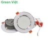 ĐÈN LED ÂM TRẦN AS-701 VIỀN TRẮNG ĐẾ MŨ