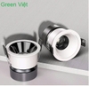 Đèn led âm trần Spotlight chống chói 7W/12W Phi 75- Đèn chiếu điểm spotlight cao cấp