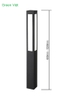 Đèn nấm sân vườn SVL02 Trang trí sân vườn cao 60 - 110Cm