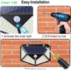 Đèn Năng Lượng Mặt Trời LT-12 Gắn Tường Giá Rẻ, Cảm Biến Chống Trộm