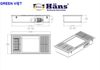 Đèn Sưởi Âm Trần Hans Ha2 4 Trong 1