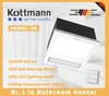 Đèn Sưởi Âm Trần Kottmann K6 5 Chức Năng Trong 1