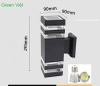 Đèn trụ tháp pha lê 2 đầu TT-01 Trang Trí