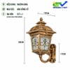 Đèn Tường Châu Âu OT012 Vàng / Đen