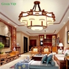 Đèn chùm trang trí bằng gỗ DCG12