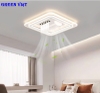Quạt trần đèn phòng khách QTDPK500 mẫu mới hiện nay