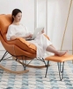 Ghế bập bênh thư giãn đọc sách cao cấp TS01
