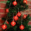 Dây led đèn lồng trang trí cây noel và tết DLL03
