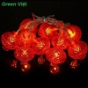 Dây led đèn lồng trang trí cây noel và tết DLL03