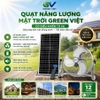 Quạt Năng Lượng Mặt Trời QTB26 Tích Điện Trên 16 Giờ
