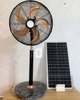 Quạt năng lượng mặt trời inox cao cấp 16inh loại lớn Q02 - Quạt tích điện chất lượng